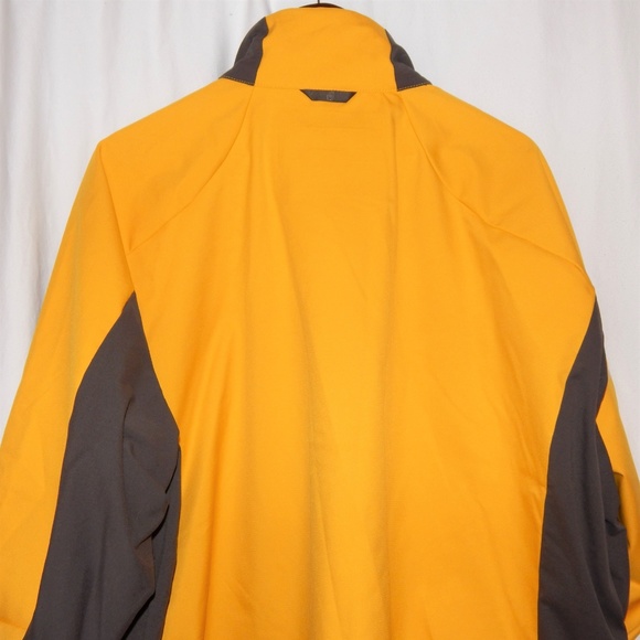 NWT Men Columbia jacket coat 4XL Gold Grey wind / water resistant - Picture 7 of 8